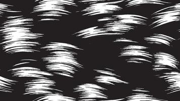 Black Monochrome Artistic Brush Strokes for Textured Background Overlays vector