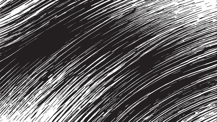 Abstract Black Brush Strokes Texture for Monochrome Background Overlays