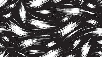 Abstract Black Brush Strokes Texture for Monochrome Background Overlays vector