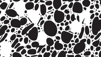 Abstract Black Brush Strokes Texture for Monochrome Background Overlays vector
