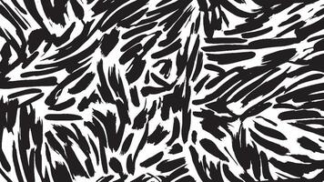 Abstract Black Brush Strokes Texture for Monochrome Background Overlays vector