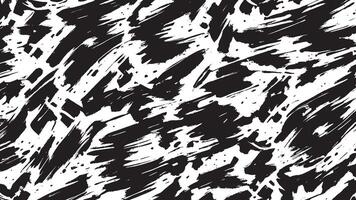 Black Monochrome Brush Stroke Patterns for Artistic Overlays and Textures vector