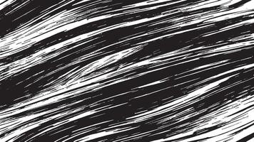 Black Monochrome Brush Stroke Patterns for Artistic Overlays and Textures vector