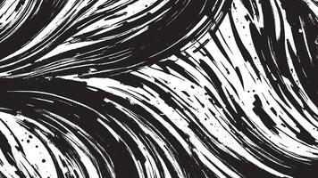 Abstract Black Brush Strokes Texture for Monochrome Background Overlays vector