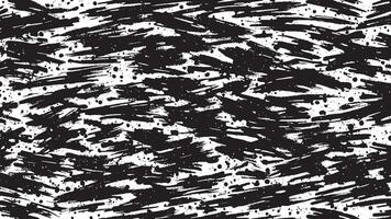 Random Black Brush Strokes Illustration for Overlay and Background Texture vector