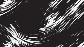 Random Black Brush Strokes Illustration for Overlay and Background Texture vector