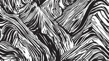 Black Monochrome Brush Stroke Patterns for Artistic Overlays and Textures vector