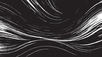 Black Monochrome Brush Stroke Patterns for Artistic Overlays and Textures vector