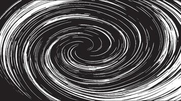 Artistic Black Brush Strokes on Monochrome Background for Texture Overlays vector