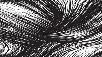 Abstract Black Monochrome Brush Strokes Overlay Art for Background Textures vector