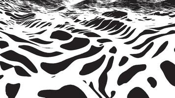 Monochrome Illustration, Black Texture on White Background for Overlays and Textures vector
