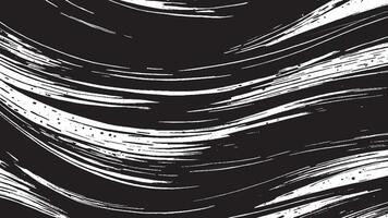 Abstract Black Monochrome Brush Strokes Overlay Art for Background Textures vector