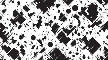 Monochrome Illustration, Black Texture on White Background for Overlays and Textures vector