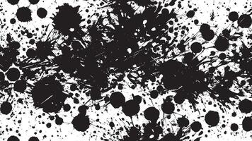 Abstract Black Monochrome Brush Strokes Overlay Art for Background Textures vector