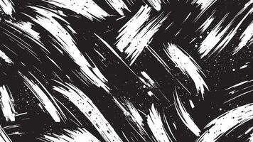 Abstract Black Monochrome Brush Strokes Overlay Art for Background Textures vector