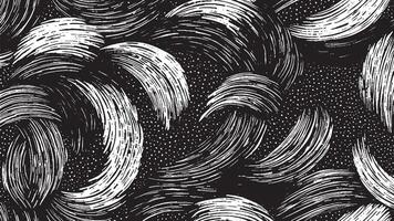 Abstract Black Monochrome Brush Strokes Overlay Art for Background Textures vector