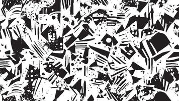 Intricate Black on White Texture for Background Overlays and Illustrations vector