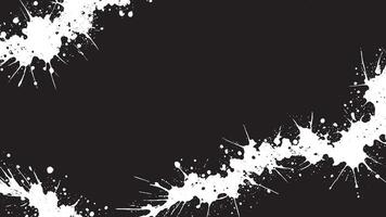 Intricate Art of Black Grunge Texture on White Canvas for High-Resolution Backgrounds and Overlays vector