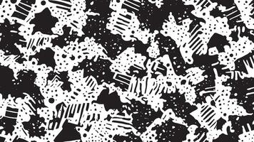 Intricate Black on White Texture for Background Overlays and Illustrations vector
