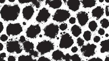 Intricate Art of Black Grunge Texture on White Canvas for High-Resolution Backgrounds and Overlays vector