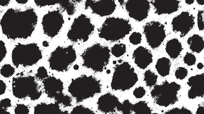 Intricate Art of Black Grunge Texture on White Canvas for High-Resolution Backgrounds and Overlays