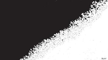 Highly Detailed Black Grunge Texture on White Canvas for Enhanced Backgrounds and Texture Overlays vector