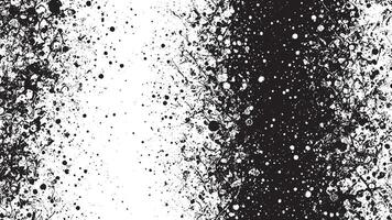Highly Detailed Black Grunge Texture on White Canvas for Enhanced Backgrounds and Texture Overlays vector
