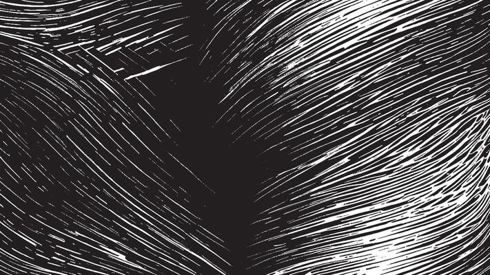 Monochrome Black Brush Stroke Patterns for Artistic Background Textures