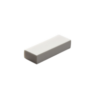 blanc la gomme avec tranchant bords et nettoyer surface png