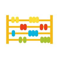 picture of counting frame isolated on white background. vector