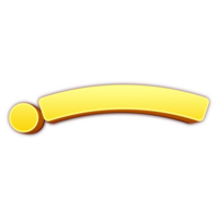 Yellow title frame label banner lower third png