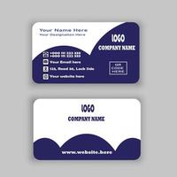 black business card with red triangle shapes design vector