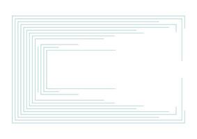 Blue white minimal lines abstract futuristic tech background vector