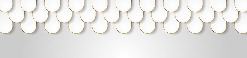 Light grey and golden geometric abstract background vector