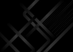 Black minimal technology abstract background vector