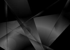 Dark grey polygonal abstract geometric background vector