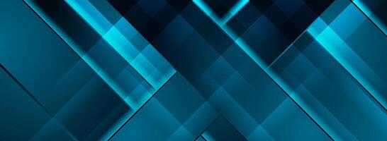 Dark blue glossy stripes abstract concept tech background vector