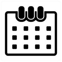 Calendar and date icon concept vector