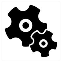 Configuration and gear icon concept vector