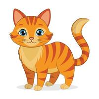Cute Cat Playful, Affectionate, and Full of Adorable Antics vector