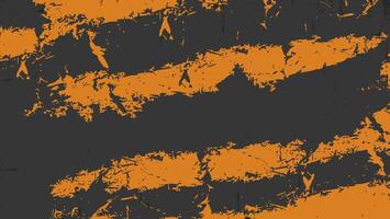 Abstract Black Orange Grunge Texture Background vector