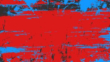 Abstract Red Blue Grunge Paint Texture Background vector