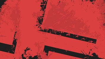 Abstract Black Red Grunge Texture Background Design vector