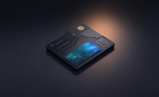 CloseUp of a Wallet with Payment Cards.Generated image photo