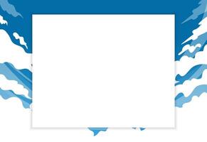 blue sky and clouds with blank space vector