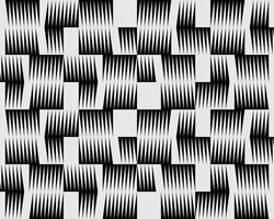 Monochrome modern weave webbing pattern fabric textile design background layout banner print art editable vector