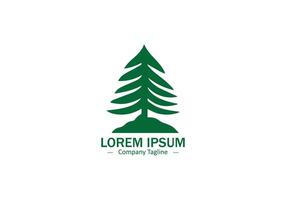 Tree Silhouette for Environmental Conservation Projects vector