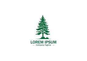 Majestic Tree Silhouette Icon for Nature Inspired Branding vector