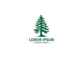 Graceful Tree Icon for Environmental and Green Initiatives vector
