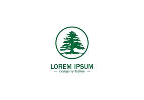 Classic Tree Icon for Heritage and Cultural Preservation Branding vector